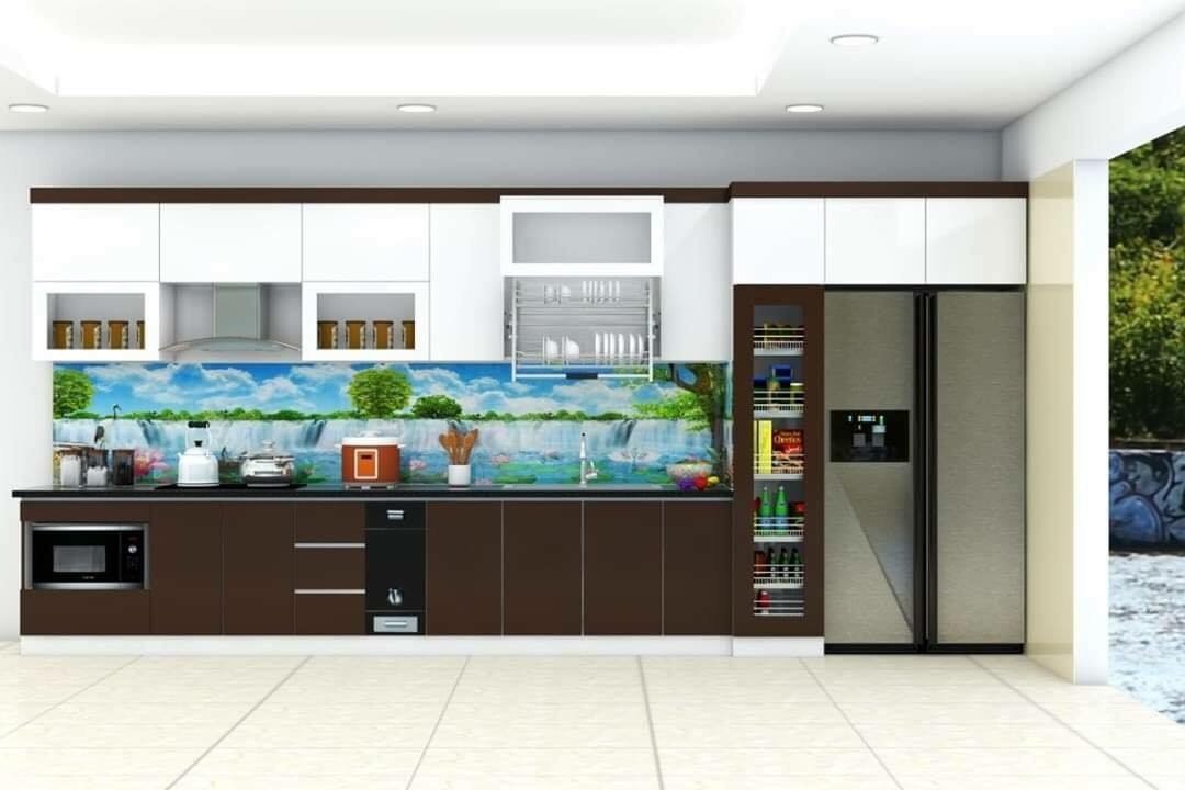 tủ bếp đẹp 2021